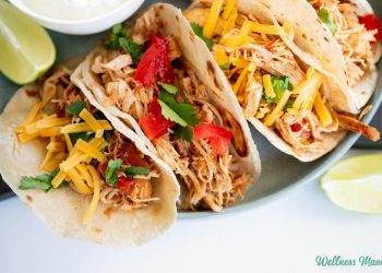 Einfaches Crockpot-Hühnchen-Tacos-Rezept