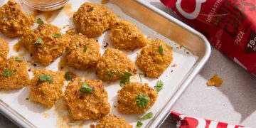 Quest Scorching Honey Pizza Hen Bites Rezept