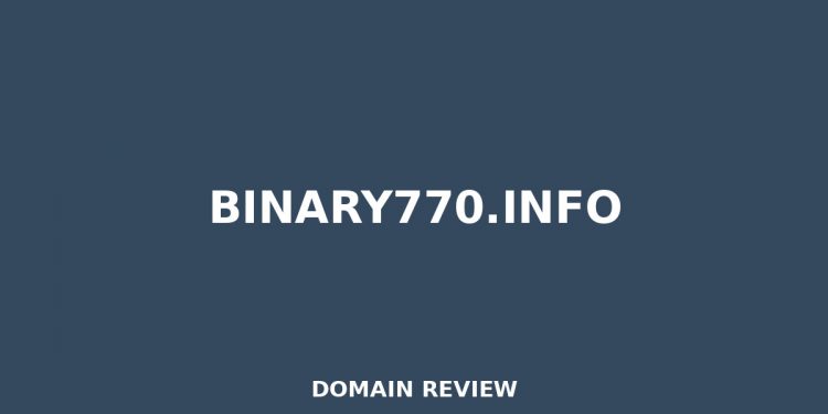 Binary770.data Evaluate 2026 – Detaillierte Analyse