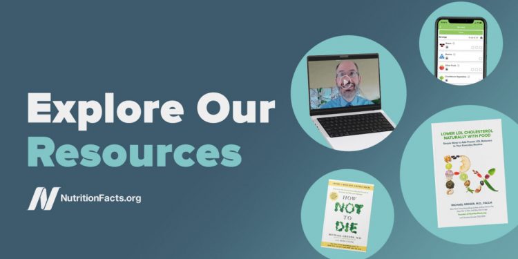 Entdecken Sie die Ressourcen von NutritionFacts.org