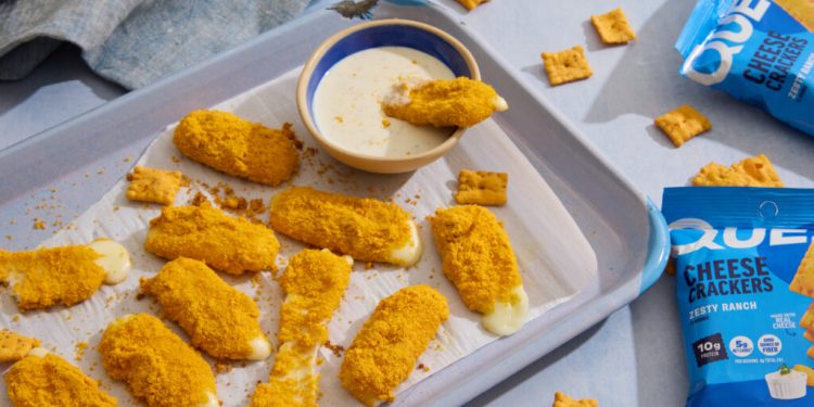 Quest Zesty Ranch Cheese Crackers Mozzarella Sticks Rezept