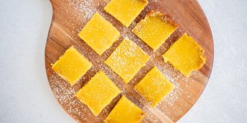 Die besten gesunden Zitronenriegel (mit glutenfreier Choice)
