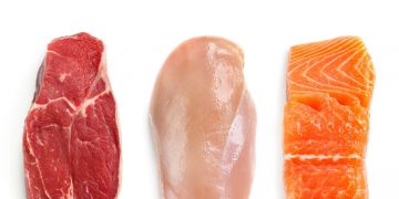 Essen Sie viele Pflanzen und Tiere